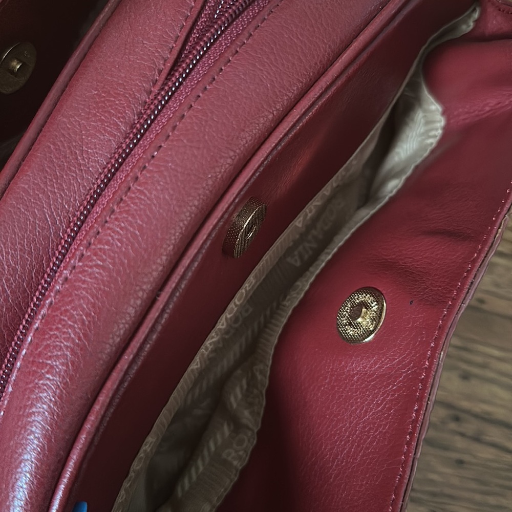 Rodania Crocodile Genuine Leather Bag in Dark Red♥️ - Picture 10 of 17